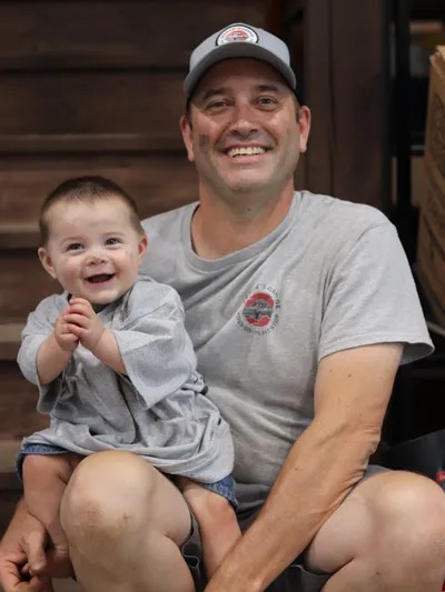 PeePaw’s Garage Shop Owner with Grand Kid